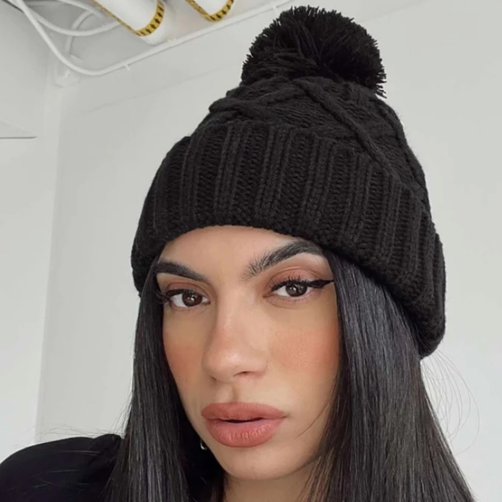 Princess polly MAYLA BEANIE BLACK